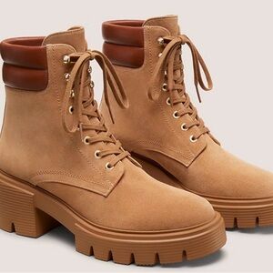 Stuart Weitzman Soho Lace-Up Bootie